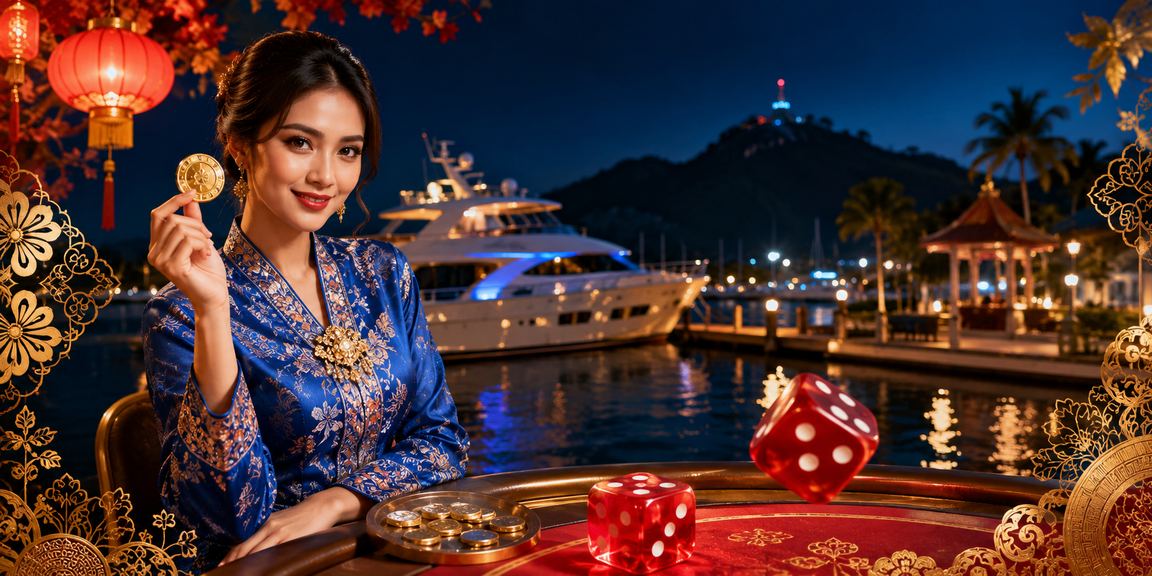 Permainan Baccarat dalam suasana kasino moden